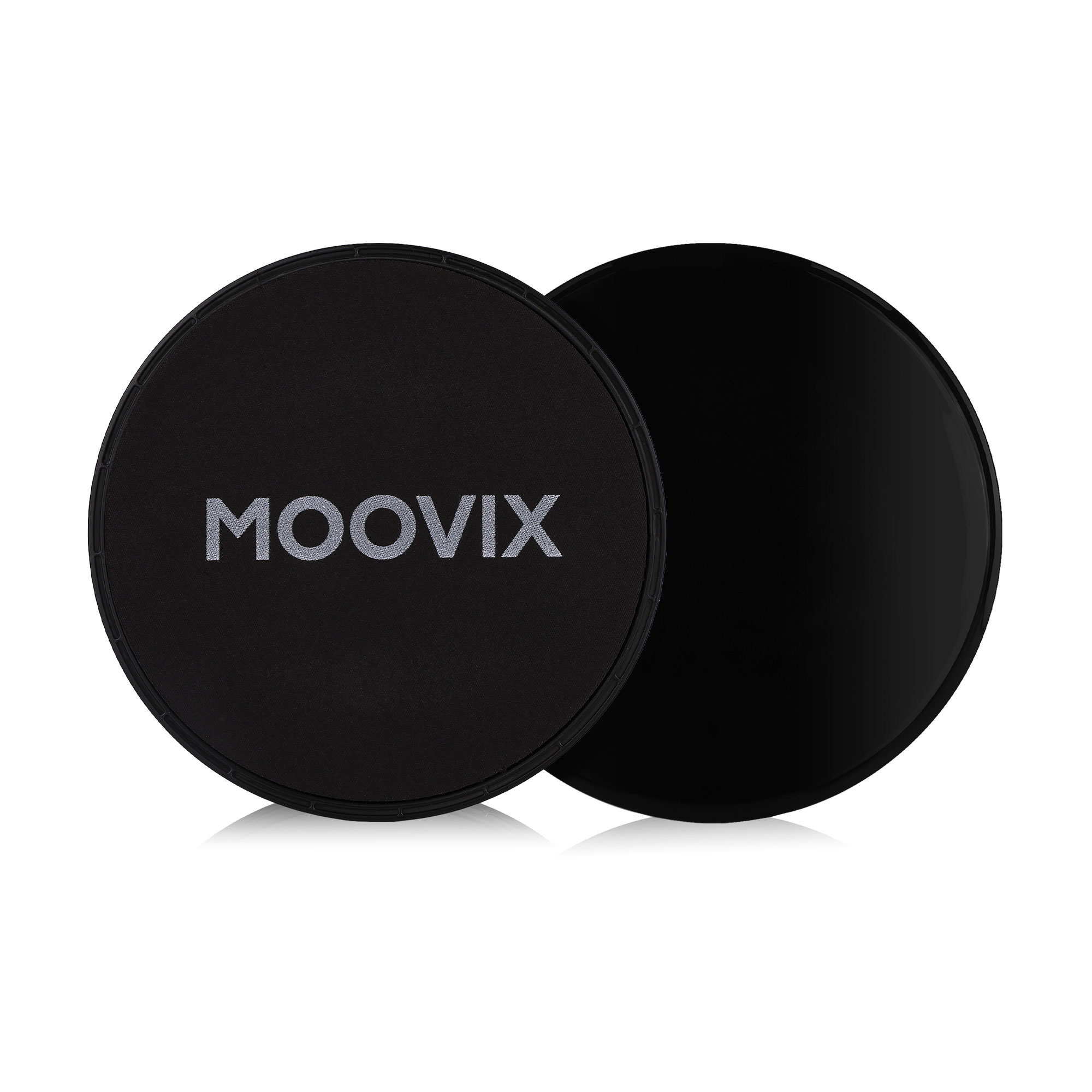 Диски-слайдери для ковзання Moovix чорні, 2 шт